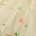 Embellished Flutter Sleeve Baby Dress with Delicate Details