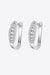 Timeless Elegance: Sterling Silver Moissanite Earrings with Rhodium Finish
