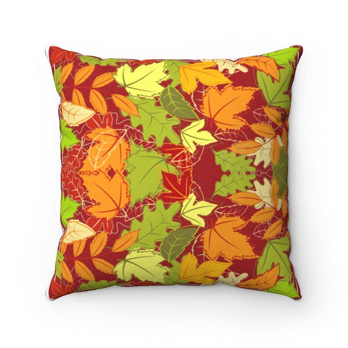 Happy Autumn Cozy Traditional Holiday Double-sided Print and Reversible Decorative Cushion Cover