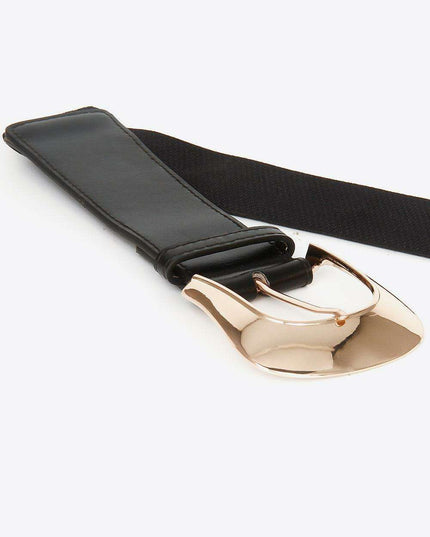 Elegant Stretchable PU Leather Belt for Effortless Chic