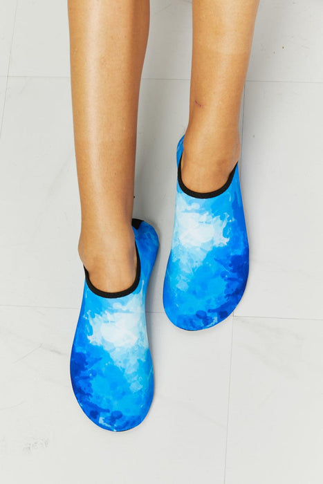 Blue Gradient Water Shoes for Beach Lovers by MMShoes