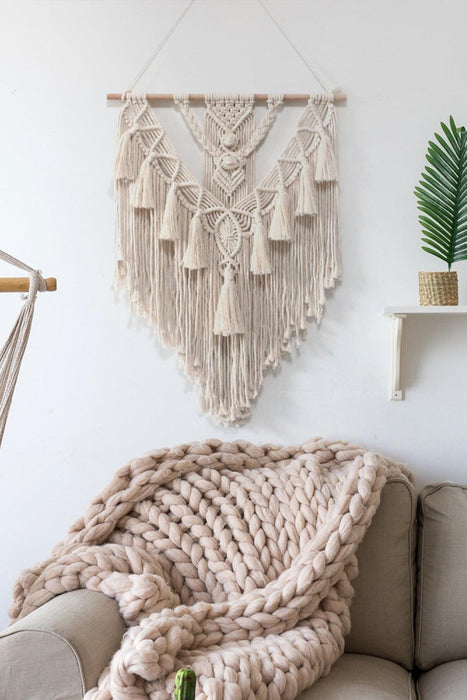 Bohemian Polyester Handmade Wall Hanging Tapestry