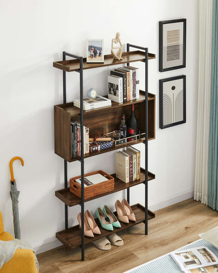 Stylish Multi-Purpose Industrial Organizer Rack for Home and Office