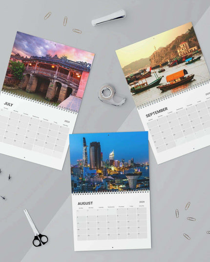 2024 Maison d'Elite Luxurious Art Wall Calendar - Special Edition