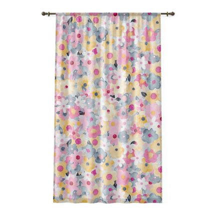 Custom Floral Elegance: Tailored Window Curtains for Unique Home Decor
