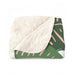 Exotic Leaves Aloha Plush Fleece Throw Blanket