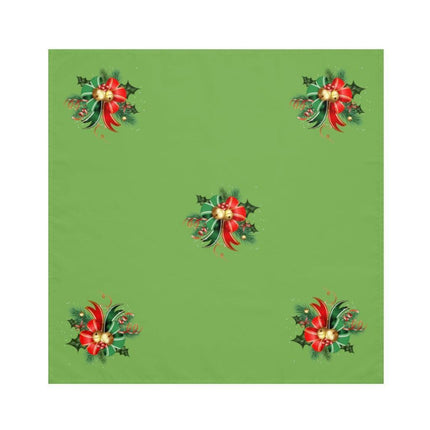 Charming Green Holiday Napkin Set - 4 Pack, 19"x19"