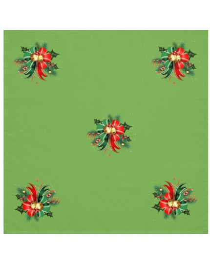 Charming Green Holiday Napkin Set - 4 Pack, 19"x19"