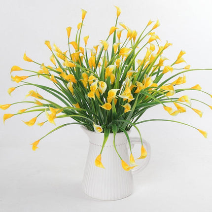 Elegant Faux Calla Lily Floral Arrangement for Stylish Home Accents