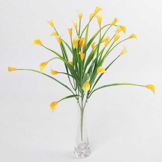 Elegant Faux Calla Lily Floral Arrangement for Stylish Home Accents