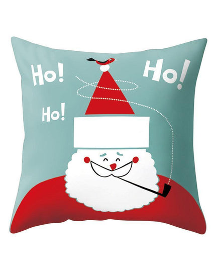 Whimsical Holiday Cartoon Pillow Cover for Festive Home Styling