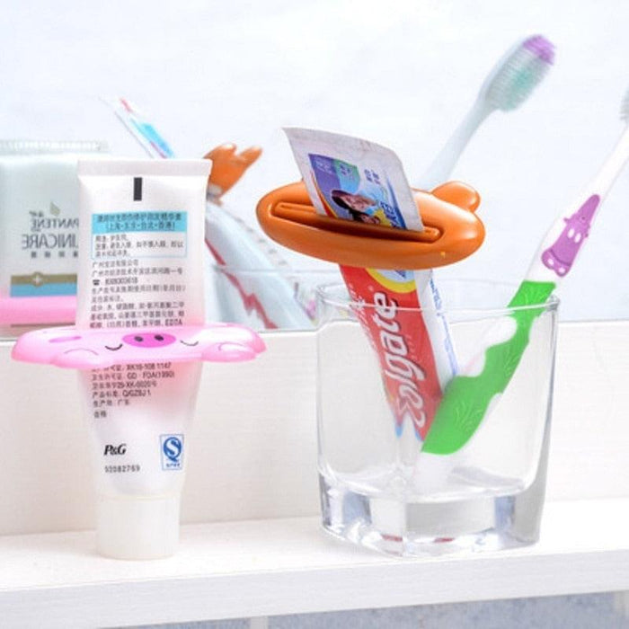 Cartoon Toothpaste Tube Squeezer - Make Brushing Fun!