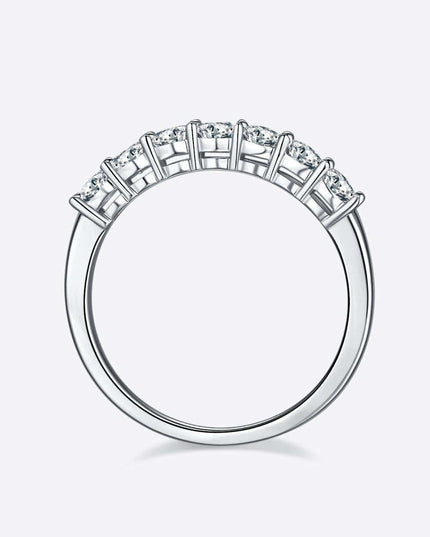 Timeless Beauty Moissanite & Sterling Silver Commitment Ring