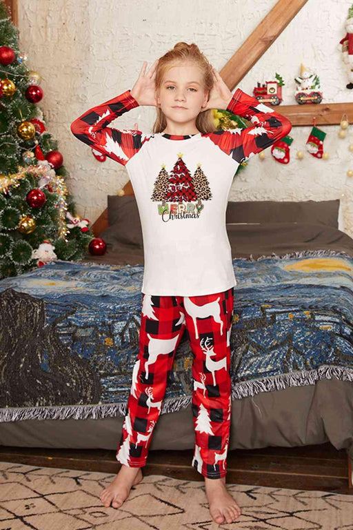 MERRY CHRISTMAS Graphic Two-Piece Outfit for Toddlers and Kids