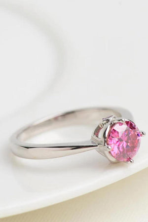Endless Imagination 1 Carat Moissanite Ring-Trendsi-Pink-4.5-Très Elite