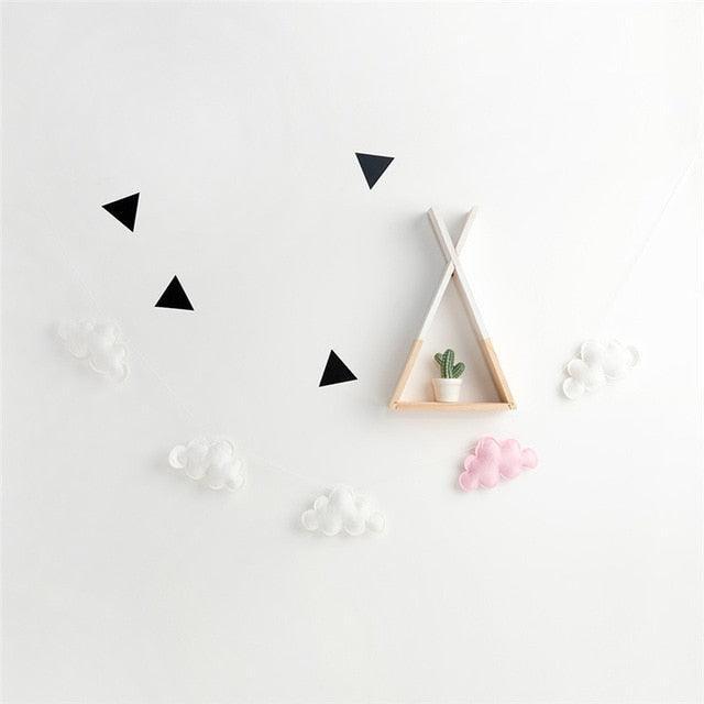 Enchanting Cloud-Themed Nursery Garland for a Magical Baby Space
