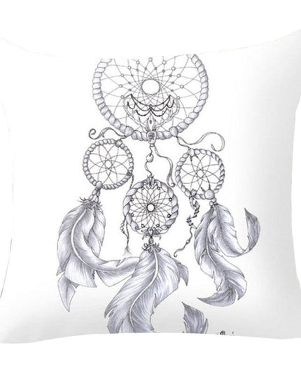 Whimsical Dream Catcher Cushion Cover for a Bright and Cheerful Space
