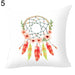 Whimsical Dream Catcher Cushion Cover for a Bright and Cheerful Space