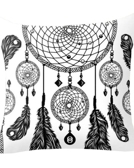 Whimsical Dream Catcher Cushion Cover for a Bright and Cheerful Space
