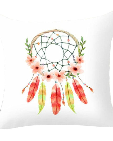 Whimsical Dream Catcher Cushion Cover for a Bright and Cheerful Space