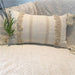 Cotton Embroidery Cushion Cover with Tassels Wave Home Decoration Pillow Cover Sofa Pillowcase