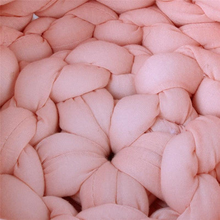 Luxurious Hand-Woven Wool Pet Bed for Supreme Comfort and Elegance