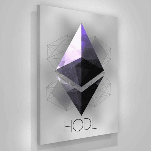 CryptoStop Ethereum Crypto Hodl Paintings Wall Art Poster - Très Elite