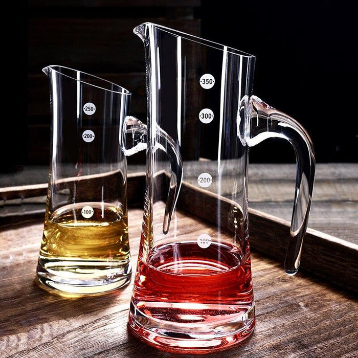 Crystal Clear Glass Wine Decanters - Elegant Wine Aeration and Serving Solution