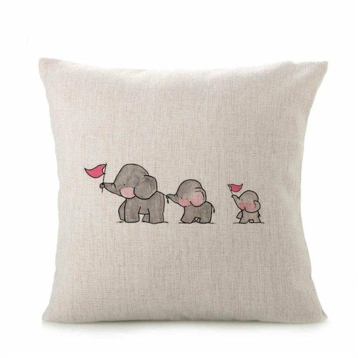 Wildlife Print Cozy Cushion Cover Set for Home Styling