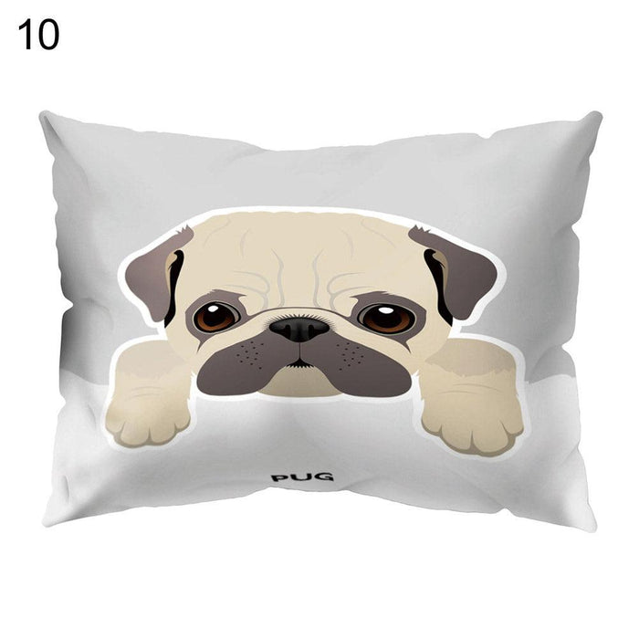 Adorable Cartoon Dog Pillow Cover for Cozy Home Decor