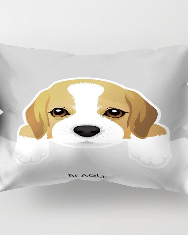 Whimsical Cartoon Dog Cushion Cover for Cheerful Home Styling
