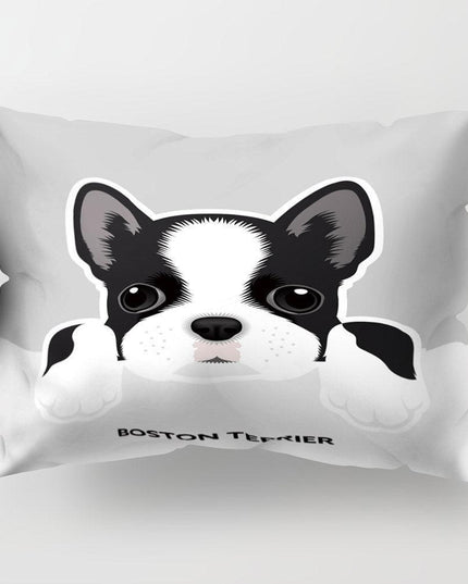 Whimsical Cartoon Dog Cushion Cover for Cheerful Home Styling