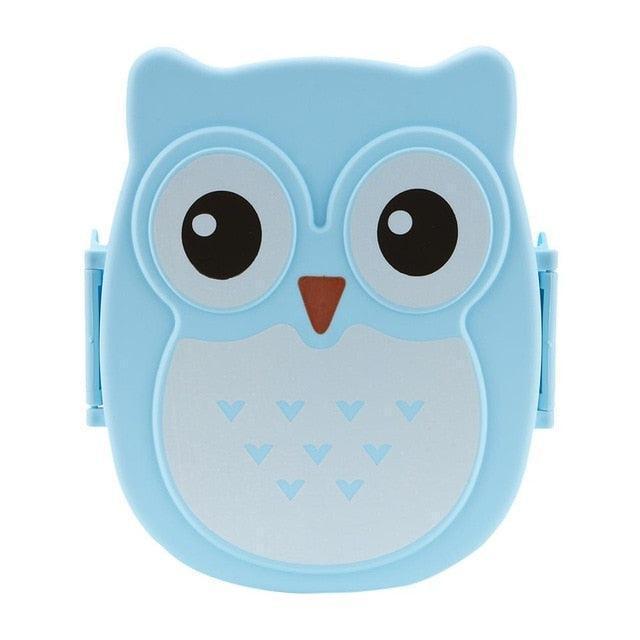 Adorable Owl-Inspired Leak-Resistant Bento Box for Sustainable Dining
