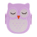 Cute Cartoon Owl Leakproof Lunch Box made of Eco-Friendly Plastic