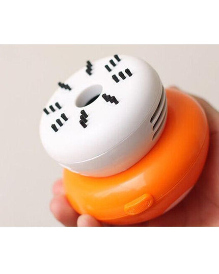 Charming Mushroom Shaped Mini Dust Vacuum - Adorable and Portable Cleaning Companion for Home, Office, and Vehicle