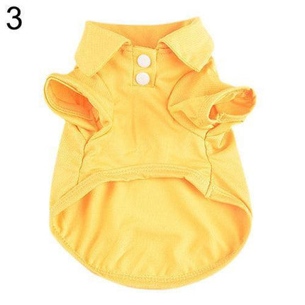 Chic Candy Hued Polo Shirt for Fashion-Forward Pets