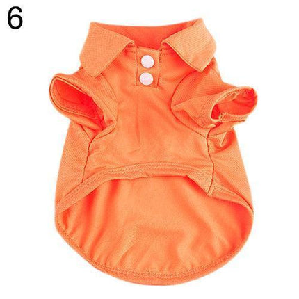 Chic Candy Hued Polo Shirt for Fashion-Forward Pets