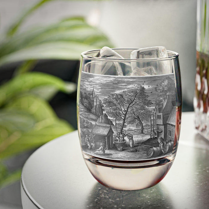 6oz Custom Whiskey Glass Set - Premium Barware and Personalized Gift Option