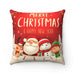 Reversible Christmas Decorative Pillowcase with Dual Print Design