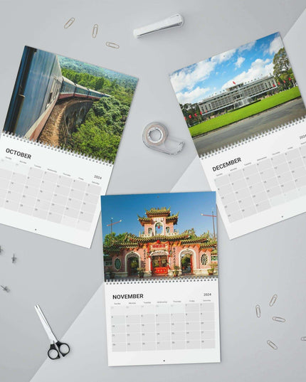 2024 Maison d'Elite Luxurious Art Wall Calendar - Special Edition