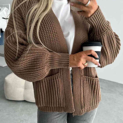 Cozy Luxe Oversized Knit Cardigan with Relaxed Sleeves