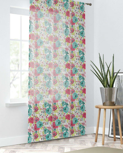 Customizable Vintage Floral Window Curtains - Personalize Your Home’s Atmosphere