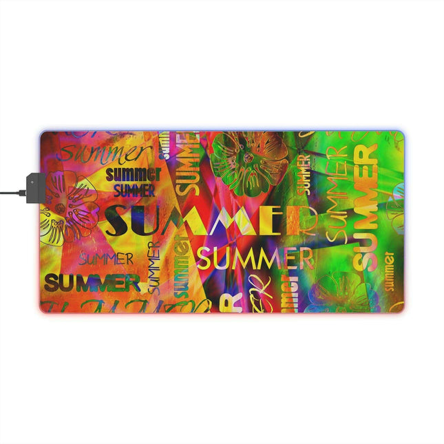 Illuminated Precision Gaming Mouse Pad - Enhance Your Performance and Style