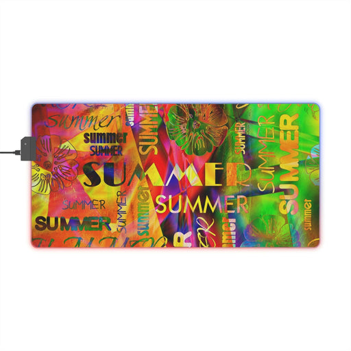 Elite Summer LED Gaming Mouse Pad - Enhanced Precision and Smooth Gameplay Experience
