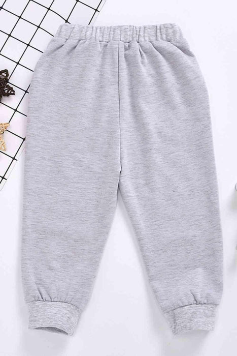 Panda Graphic Kids Joggers with Handy Pockets