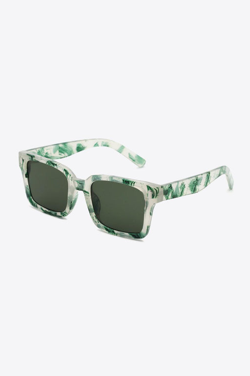 Square Polycarbonate Sunglasses with UV400 Protection