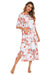 Nighttime Elegance Printed Nightgown with Handy Pockets