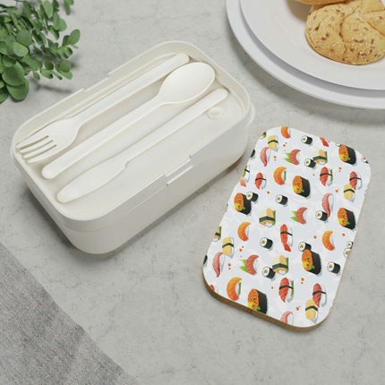 Personalized Eco-Friendly Wooden Bento Lunch Box for On-the-Go Dining