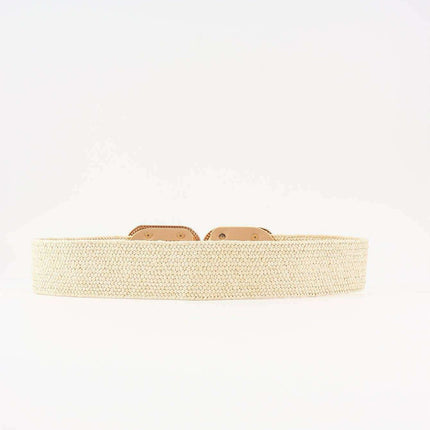 Chic Braided Waist Belt with Textured Design