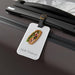 Jetsetter's Essential: Maison d'Elite Luggage Tag with Customizable Leather Strap